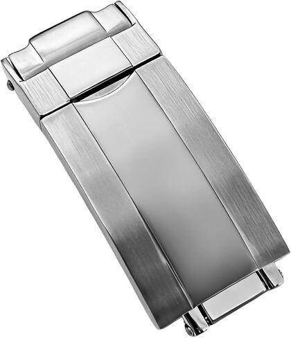 Buckle Clasp Band Replacement For Rolex Gmt Daytona Oyster Rubber Watch Strap Stainless Steel 16mm in Saudi Arabia
