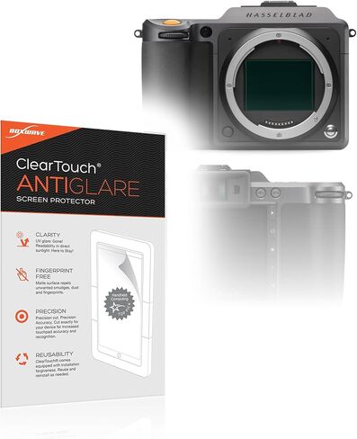واقي شاشة BoxWave متوافق مع Hasselblad X1D II 50c - ClearTouch Crystal (عبوتان)، غلاف فيلم عالي الدقة - دروع من الخدوش لـ Hasselblad X1D II 50c in Kuwait