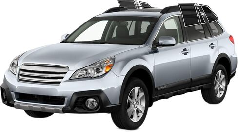 AUTOTEK Precut Windows Tint Film All Sides Cars Sun Blocking Protection Privacy Anti Shatter Glass 2 Ply Film Any Tint Shade kit for Subaru Outback 2010-2014 in Saudi Arabia