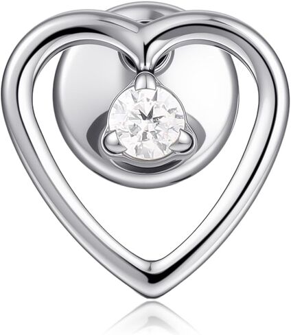 1 Piece Tragus Piercing Labret Lip Piercings 16G ASTM F136 Titanium Silvery Heart Ear Cartilage Helix Tragus Lip Stud Body Jewelry in Saudi Arabia