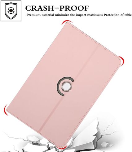 حافظة كمبيوتر لوحي Pudazvi مقاس 10 بوصة، حافظة كمبيوتر لوحي Android عالمية مقاس 10 10.1 بوصة، مسند قابل للدوران 360 درجة وزوايا رؤية متعددة غطاء كمبيوتر لوحي عالمي للكمبيوتر اللوحي الذي يعمل باللمس مقاس 9.6-11 بوصة، أرجواني رخامي in Kuwait