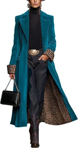 Blazers for Women Oversized Long Velvet Blazers Casual Coat Color Block Suit Jacket Blazer in Saudi Arabia