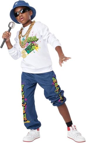 California Costumes Boys 90's Hip Hop Kid in Kuwait