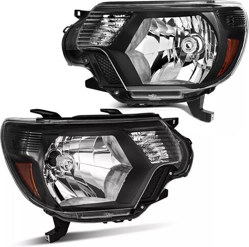 مجموعات المصابيح الأمامية متوافقة مع 2012 2013 2014 2015 Toyota Tacoma 12 13 14 15 Tacoma المصابيح الأمامية [DOT and SEA] [نوع الهالوجين] in Kuwait