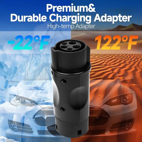 Orceeda J1772 to Tesla Charger Adapter, Max 80A 250V for Tesla Model 3/Y/X/S Charging Adapter, Compatible with SAE J1772 EV Charge to Tesla Adapter in Saudi Arabia