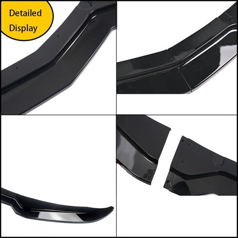 Front Lip Compatible with Chevrolet Corvette C7 Z06 Stingray Stage 3 2014-2019 Front Bumper Lip Splitter with Side Extension Winglets Pair Carbon Fiber Style (Carbon Fiber Style) in Saudi Arabia