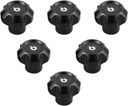 Bevinsee 6pcs Dash Knob Kit متوافق مع Jeep CJ7 CJ5 CJ8 1976-1986 CJ Accessoriesc Parts Aluminium Black in Saudi Arabia