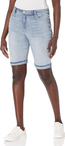 Gloria Vanderbilt Women's Size Mid Rise Feminine Cut Bermuda Short, Zermatt Whiskers, 20 Plus in Saudi Arabia