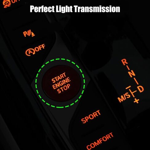 Jaronx متوافق مع BMW Sports Red Start Start Button 2018-2024 ، غطاء زر بدء تشغيل المحرك ل BMW 1 'F40/2' in Kuwait