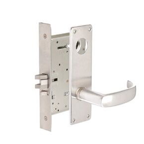 CORBINRUSSWIN ML2055-PSN-626-LC 626 Satin Chrome, Lever PSN Princeton, Classroom, Steel; Stainless Steel; Brass