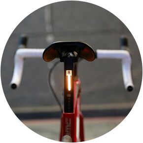 Flow Bike Tail Light USB Type-C Rechargeable Bike Rear Safety Light 3 Modes Include 2 LED Lights(Yellow&Red)
