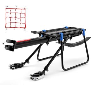 Bike Rear Rack Bike Cargo Rack with Fender Full Quick Release Bicycle Cargo Rack Bicycle Rear Racks Adjustable Bicycle Carrier Cargo Mountain Road 115 lbs Capacity Universal in Kuwait