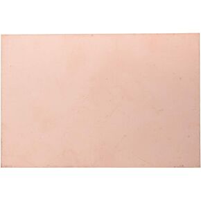 لوحة دائرة مطبوعة من النحاس المغطى بالنحاس من Uxcell، FR4 150 × 150 مم 5.91 × 5.91 بوصة، سمك 1.5 مم لوحة PCB للنماذج الأولية ذاتية الصنع، لوحة الاسم in Kuwait