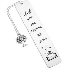 Teacher Thank You Gifts Bookmark, Graduation Teacher Appreciation Gifts Metal Bookmarks for Women Men Christmas Back to School End of Year 2024 Retirement Gifts for Teacher from Student