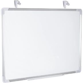 VIVO 24 x 20 inch Whiteboard with Ultra Thin Hook Mounting System for Closed Door and Cubicle Wall Hanging, Dry Erase Board for Dorm, Home, or Office, PP-WB01