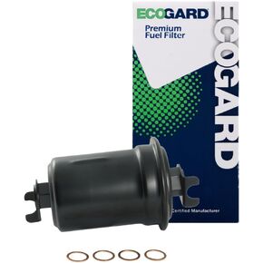 ECOGARD XF45075 Premium Fuel Filter Fits Toyota Tacoma 2.4L 1995-2004, Tacoma 2.7L 1995-2004, 4Runner 2.7L 1996-2000, T100 2.7L 1994-1998