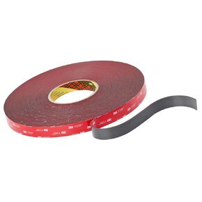 3M VHB Tape 4611, Dark Gray, 1 in x 36 yd, 45 mil, Small Pack, 2 Rolls per case