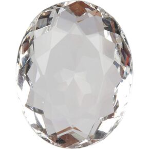 REAL-GEMS 88.00 Ct White Topaz Oval Shaped Used for Jewelry Making