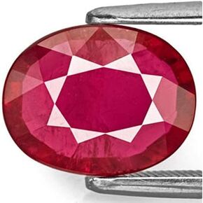 Burma Ruby 3.20 Carat Lab Certified Natural Top Quality Real Beautiful Oval Shape Ruby Loose Stone