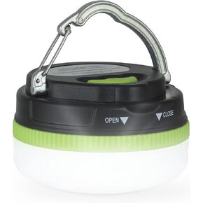 LUXPRO LP1503C Compact Hanging LED Lantern with Magnetic Base and Collapsible Carabiner Hook in Saudi Arabia