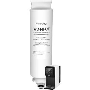 Waterdrop WD-N1-CF Water Filter, Replacement for N1 Countertop Reverse Osmosis System, 6-month Lifetime
