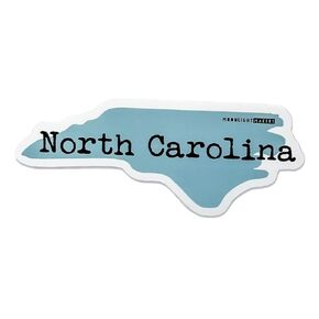 Moonlight Makers, Die Cut Bumper Stickers, Car Art, Bike Vinyl, Weatherproof (USA States - North Carolina)