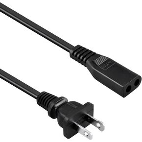 PwrON Compatible AC Power Cord Lead Cable Replacement for Jensen CD-560 Portable Stereo CD Player AM/FM Radio