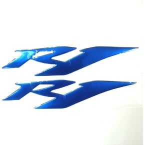 Blue 3D Logo Emblem Sticker Decal Polish Gloss Raise Up Compatible with Yamaha YZF R1
