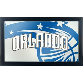 Trademark Gameroom NBA1500-OM2 NBA Framed Logo Mirror - Fade - Orlando Magic