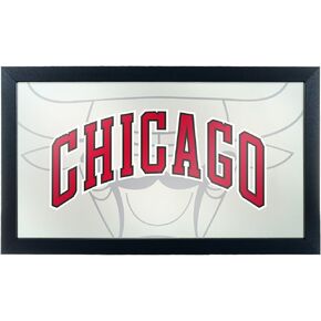 Trademark Gameroom NBA1500-CB2 NBA Framed Logo Mirror - Fade - Chicago Bulls