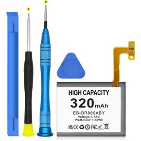 SHENMZ R880 Battery,320mAh (2023 New Upgrade) High Capacity New 0 Cycle Battery Replacement for Samsung Galaxy Watch 4 Classic 42mm EB-BR880ABY SM-R880 SM-R885 with Tools Kit