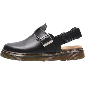 Dr. Martens Kid's Collection Jorgie (Little Kid/Big Kid) - Clogs for Kids - Leather Upper - Textile Lining