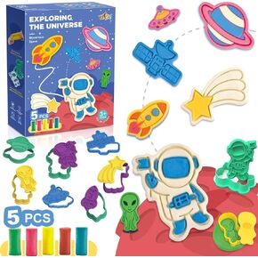 Universe Exploring Play Dough Sets for Kids Ages 4-8 Educational Gift for Boys & Girls