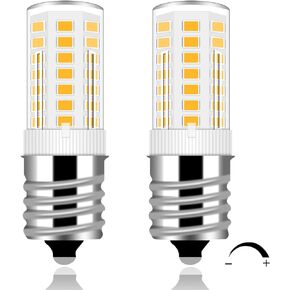 Kei D28x Kel 2816x Refrigerator Bulb 4W E17 LED Freezer Light Bulb Replacement Fridge Light Bulb Kei 125v 40W Appliance Bulbs Kitchen Light Dimmable E17 Intermediate Base Cool White 6000K, 2-Pack