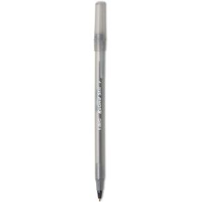 BIC Round Stic® Xtra Precision Ball Point Pen, Black, 12 Pack