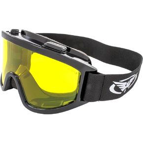 Global Vision Windshield Goggles with Yellow Lens