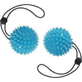 2 Pack Stress Balls for Adults, Squeeze Balls for Hand Therapy Hand Exercisers for Strength, Hand Strengthener 2 Resistance Levels Stress