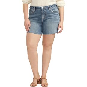Silver Jeans Co. Women's Plus Size Beau High Rise Shorts