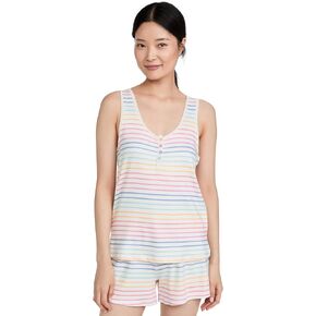 PJ Salvage Women's Loungewear Button Up Babe Tank