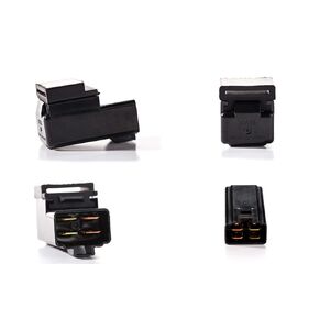 4 Pin Replacement Relay E-T1060-33720 Compatible with Kubota Tractors, Skid Steer, Excavators and Wheel Loaders, Genuine Made in Japan Replacement