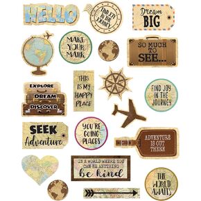 Teacher Created Resources Travel The Map Stickers, Pack of 120