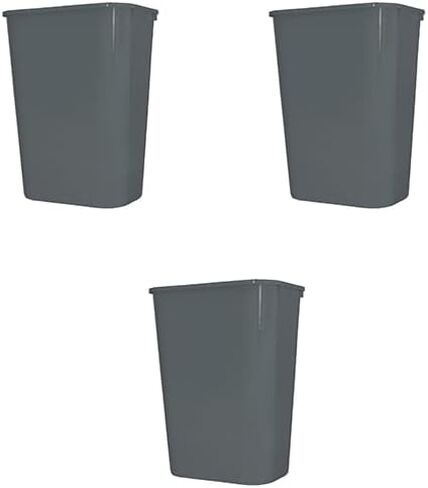 good natured Plant Based Tall Recycler - 10.25 Gallon Recycle Bin for Kitchen, Outdoor Commercial Recycle Bins, Large bin for Office Products - Big Recycling Trash Can, Recycling Bin for Kitchen in Saudi Arabia