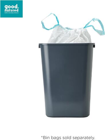 good natured Plant Based Tall Recycler - 10.25 Gallon Recycle Bin for Kitchen, Outdoor Commercial Recycle Bins, Large bin for Office Products - Big Recycling Trash Can, Recycling Bin for Kitchen in Saudi Arabia
