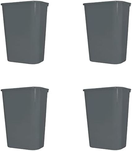 good natured Plant Based Tall Recycler - 10.25 Gallon Recycle Bin for Kitchen, Outdoor Commercial Recycle Bins, Large bin for Office Products - Big Recycling Trash Can, Recycling Bin for Kitchen in Saudi Arabia