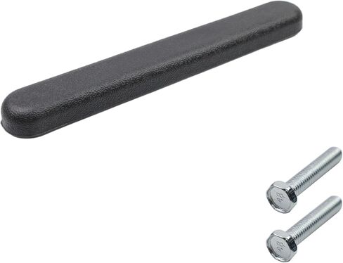 ABS طول المكتب وسادة ذراع الكرسي المتحرك استبدال وسادات الذراع العالمية (13 بوصة، أسود) in Kuwait