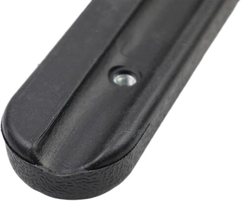 ABS طول المكتب وسادة ذراع الكرسي المتحرك استبدال وسادات الذراع العالمية (13 بوصة، أسود) in Kuwait