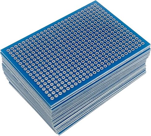 20 Pcs 5 * 7CM PCB Board Prototype Board Blue Double Sided Circuit Boards DIY Electronic Kit for Electronic Project and Electronic Experiment in Saudi Arabia