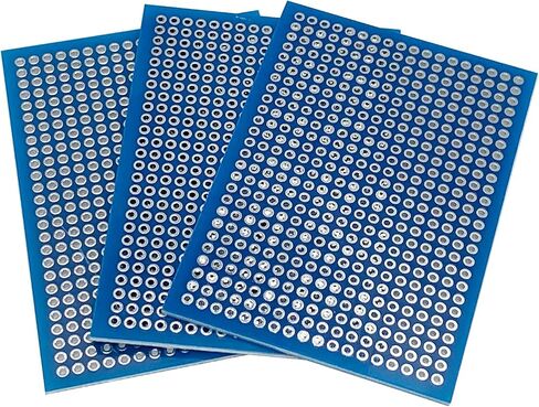 20 Pcs 5 * 7CM PCB Board Prototype Board Blue Double Sided Circuit Boards DIY Electronic Kit for Electronic Project and Electronic Experiment in Saudi Arabia