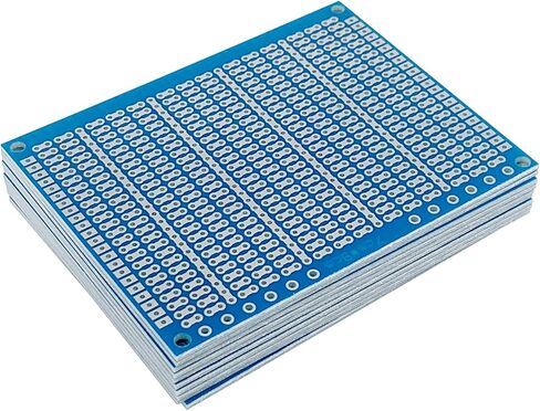 20 Pcs 5 * 7CM PCB Board Prototype Board Blue Double Sided Circuit Boards DIY Electronic Kit for Electronic Project and Electronic Experiment in Saudi Arabia