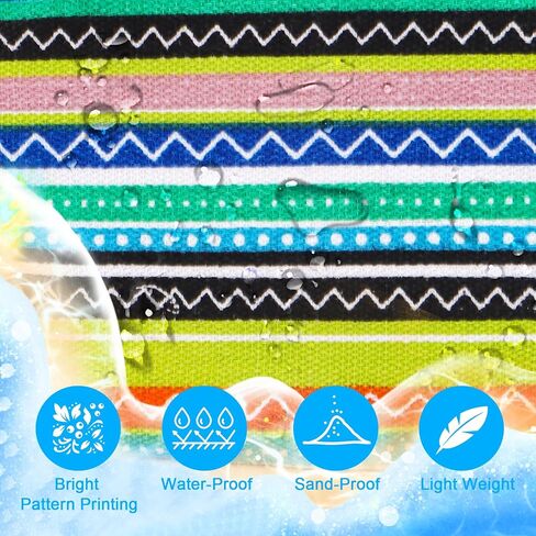 Large Beach Bag for Women, Travel Utility Bag with Pocket Zipper Tote, Waterproof Sandproof Tote Bag in Saudi Arabia